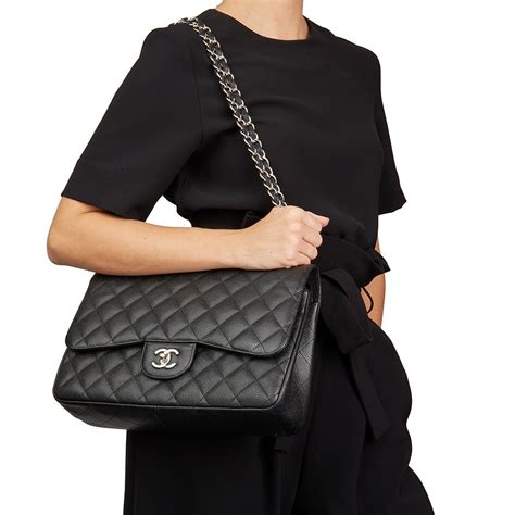 chanel jumbo classic|Chanel jumbo flap size inches.